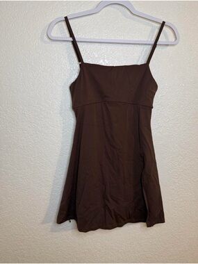Brown athletic Mini Dress